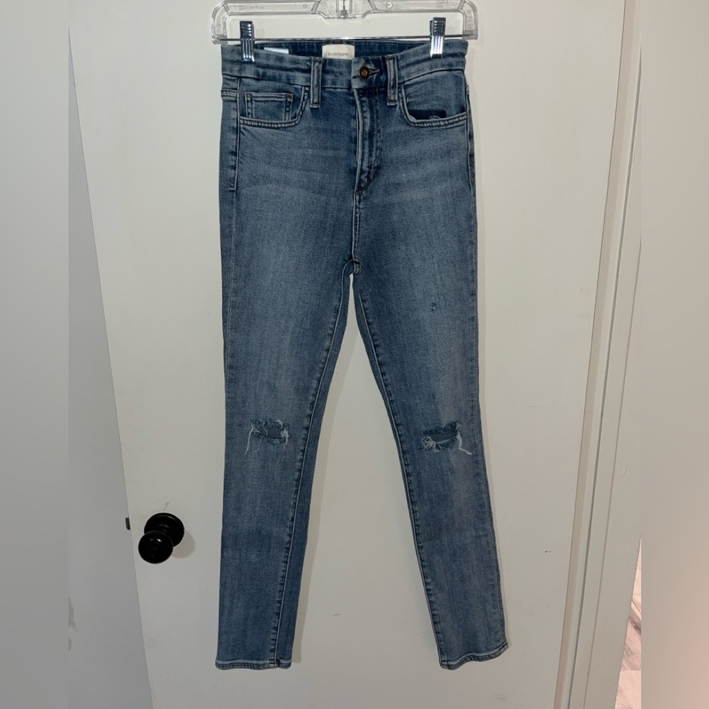 Favorite Daughter Light Blue Skinny Jeans